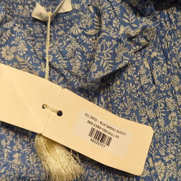 Doen Blue Floral Dress - Picture 2 of 4